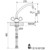 Blusani Keukenkraan Classic Chroom BS7018