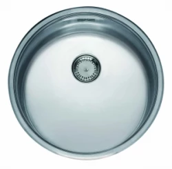 Reginox ronde rvs spoelbak L18390 comfort Vlakbouw opbouw en onderbouw T2903LLU06GDS