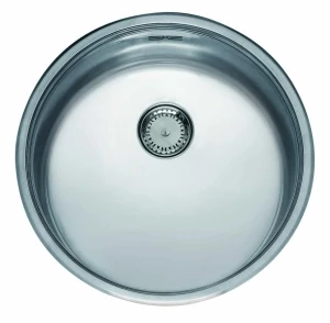 Reginox ronde rvs spoelbak L18390 comfort Vlakbouw opbouw en onderbouw T2903LLU06GDS