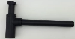 Design Sifon metaal mat-zwart 100052