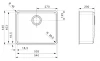 Reginox Ohio 50x40 middel RVS spoelbak Vlakbouw B09H3LLU06GDS.9